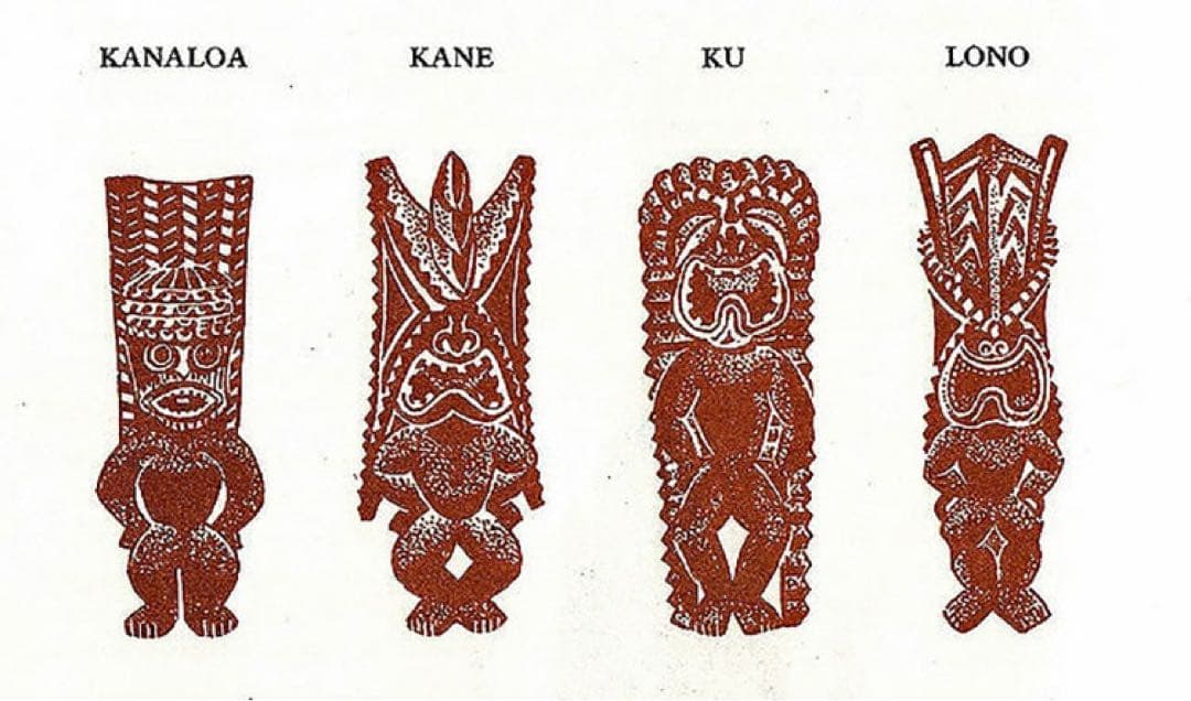 TIKI ハワイ ロノ 四大神 ティキ ビンテージ 1970