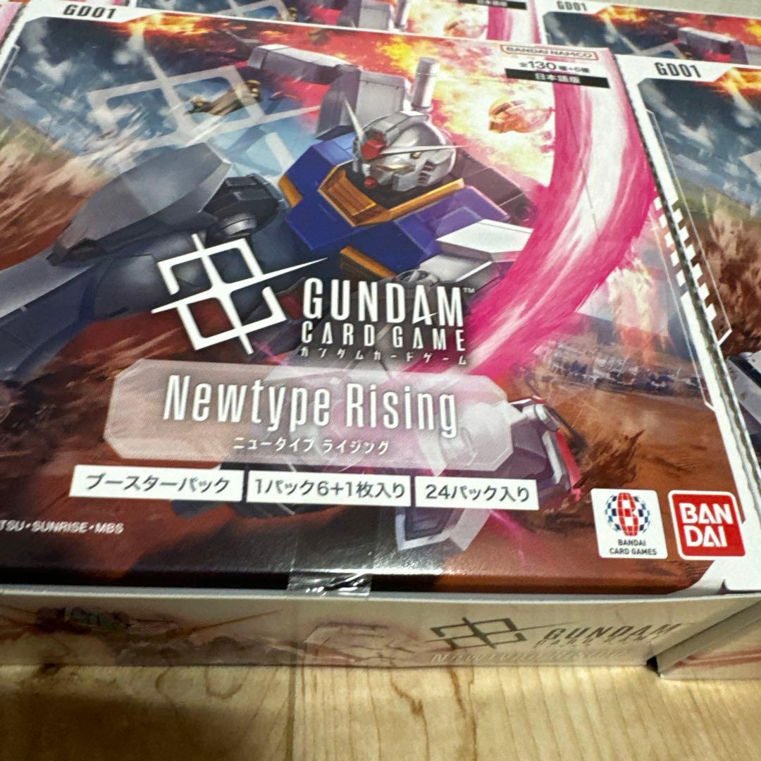 【新品】GUNDAM CARD GAME Newtype Rising 6box