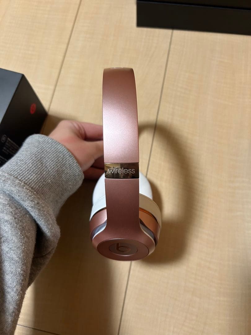 BEATS SOLO3 ワイヤレスヘッドフォン ローズゴールド