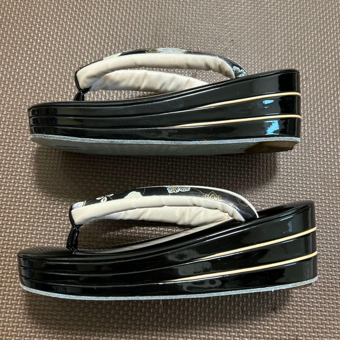 成人式 和装 バッグ 草履 黒 24cm