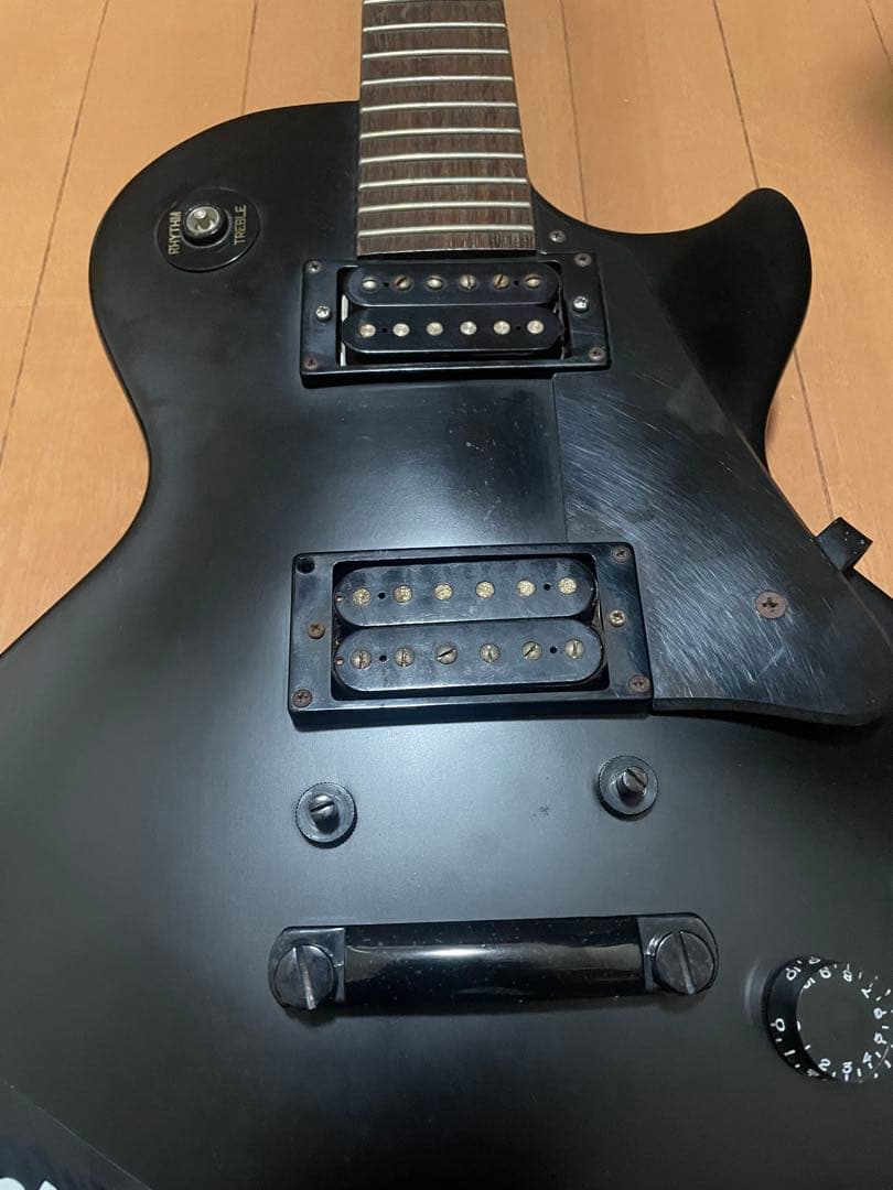 い*送様 Epiphone エレキギター ブラック 動作未確認
