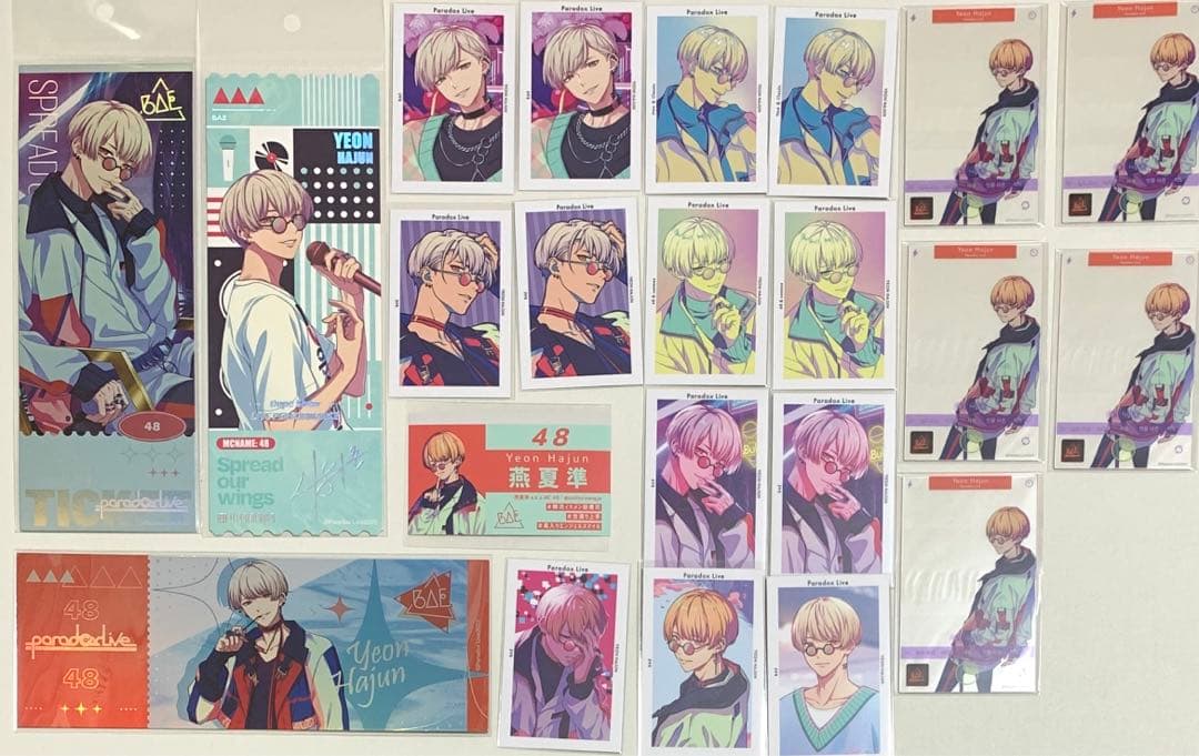 パラライ ParadoxLive Gプリ ホログラムチケット 燕夏準