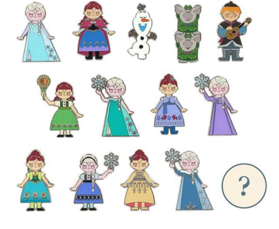 アナと雪の女王 ピンバッジセット 15種