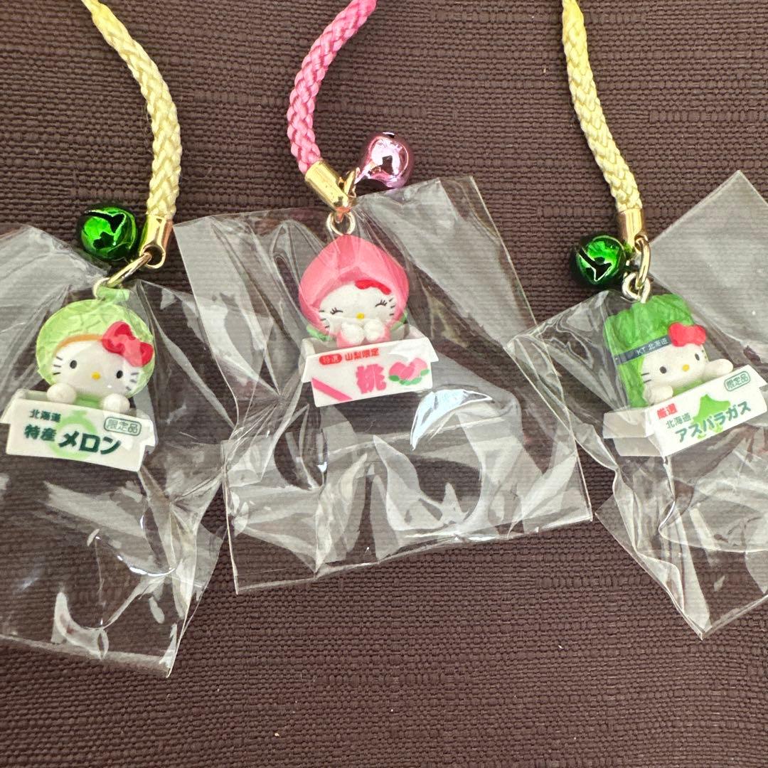 ご当地限定キティ　根付け　5点セット