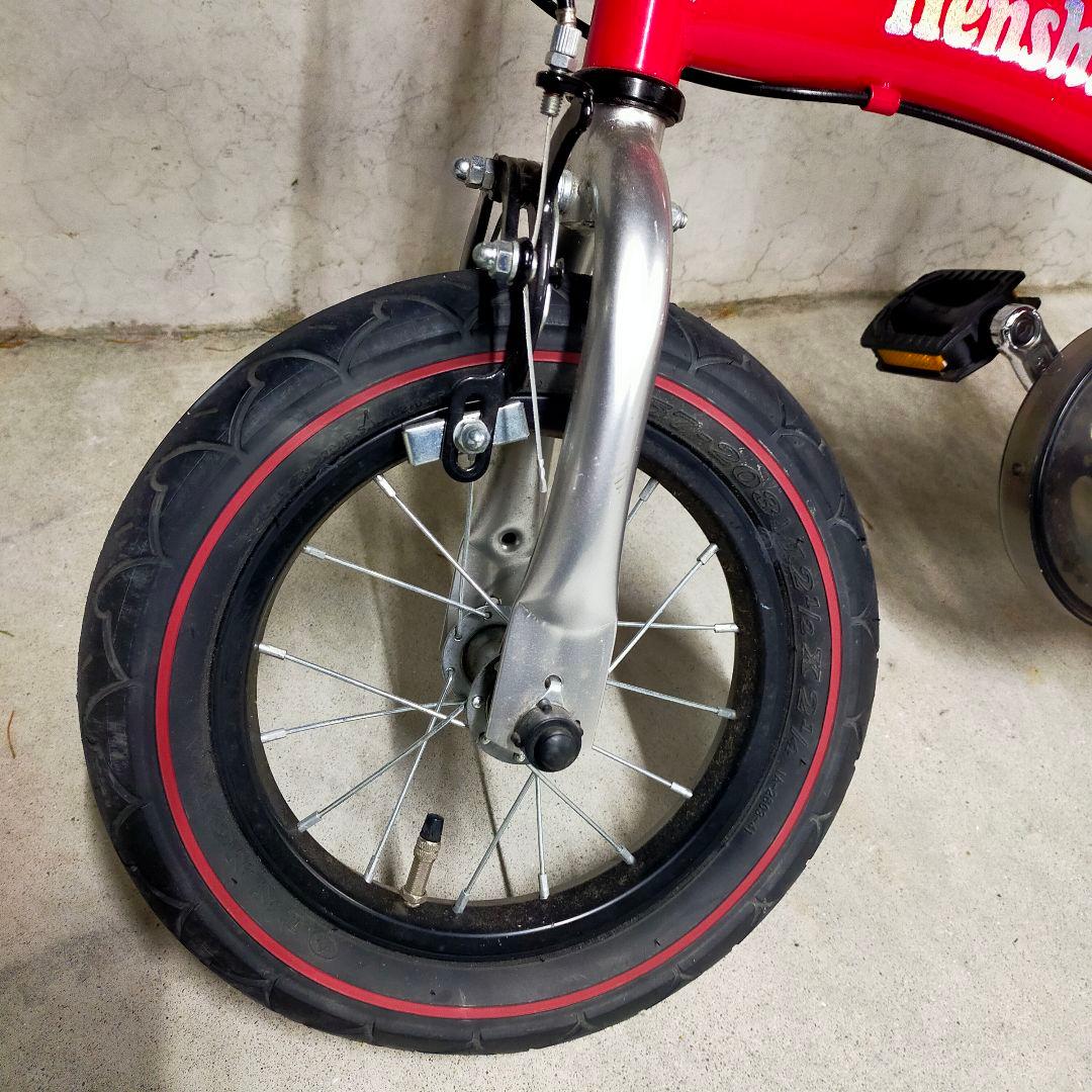 ✨美品へんしんバイク 12インチ レッド 赤　キッズバイク　ストライダー