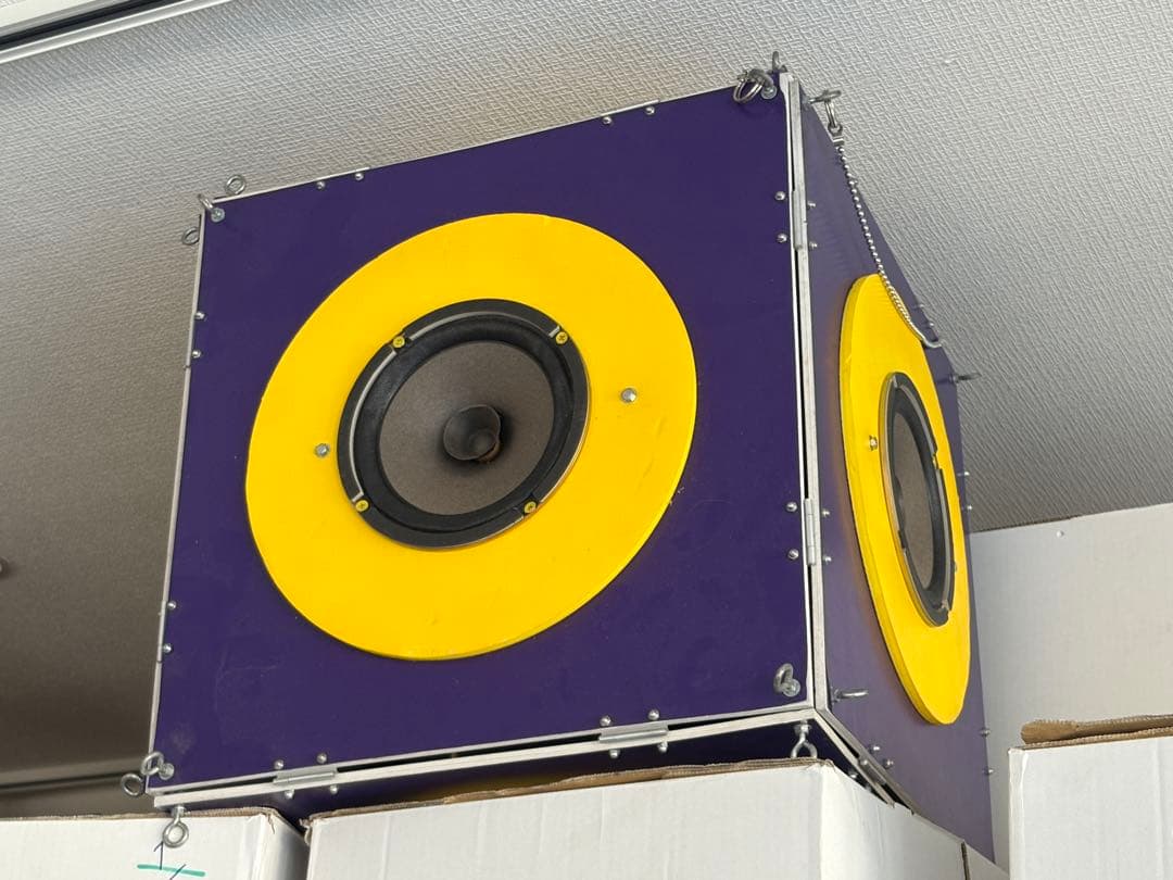 【期間限定値引】アートスピーカー 立方体 オブジェ