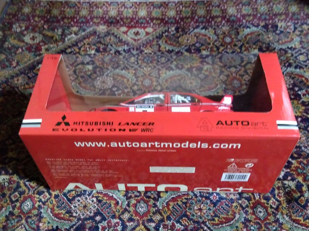 オートアートMitsubishi Lancer Evo.Ⅶ WRC 1:18