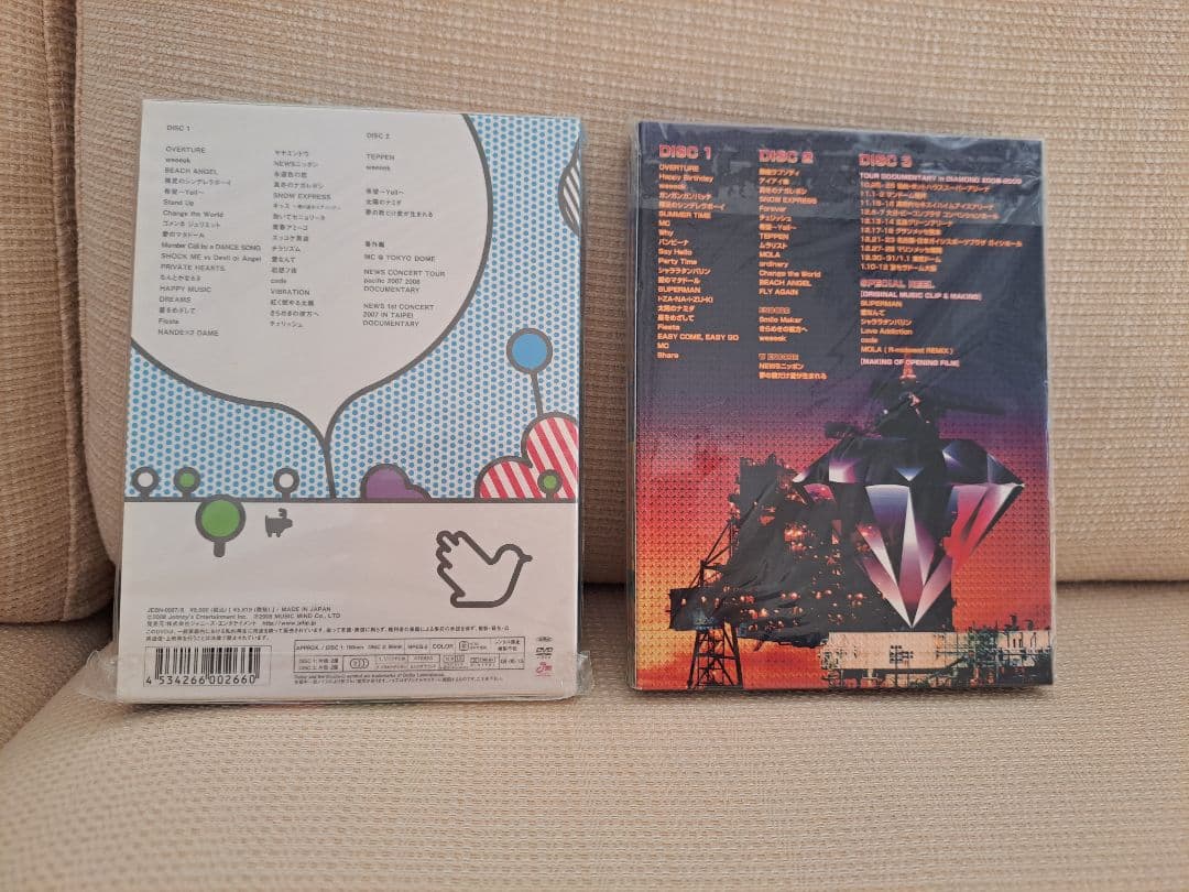 【中古・美品・激レア】アイドル NEWS ライブ DVD初回限定盤 セット