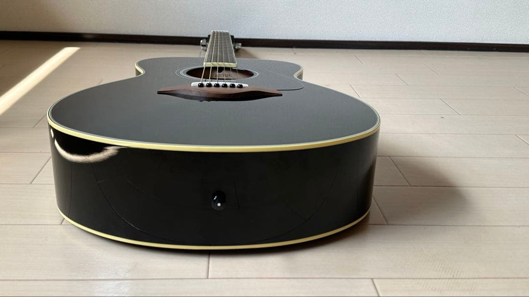 YAMAHA FS820 アコースティックギター ブラック ソフトケース付き