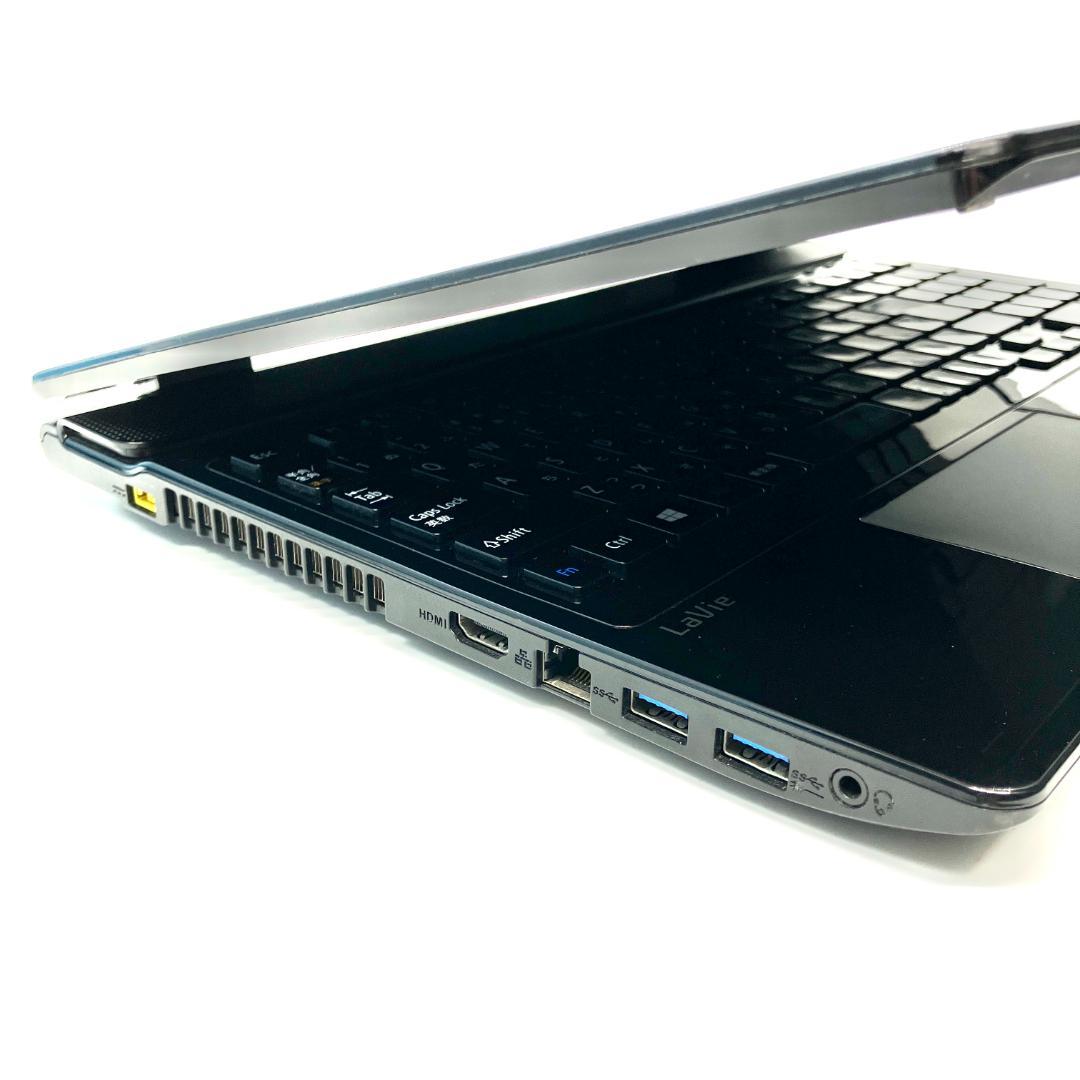 大容量1000GB！Windows11 NEC カメラ付 艶黒 ノートパソコン