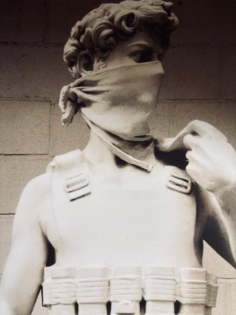 額装品/banksy bristol/バンクシー/Michelangelos