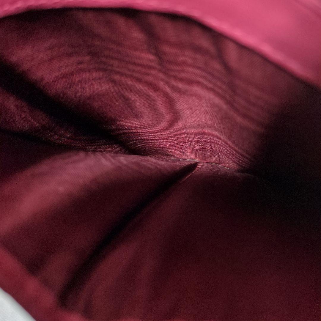 ♥りきりき♥miu miu　ピンク編み込みレザー三つ折り財布