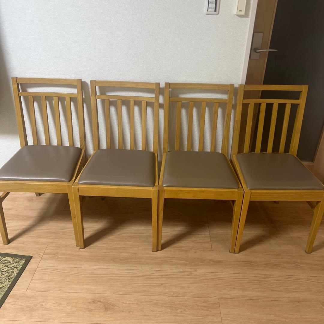 cherry ダイニングチェア 木製4脚　専用1