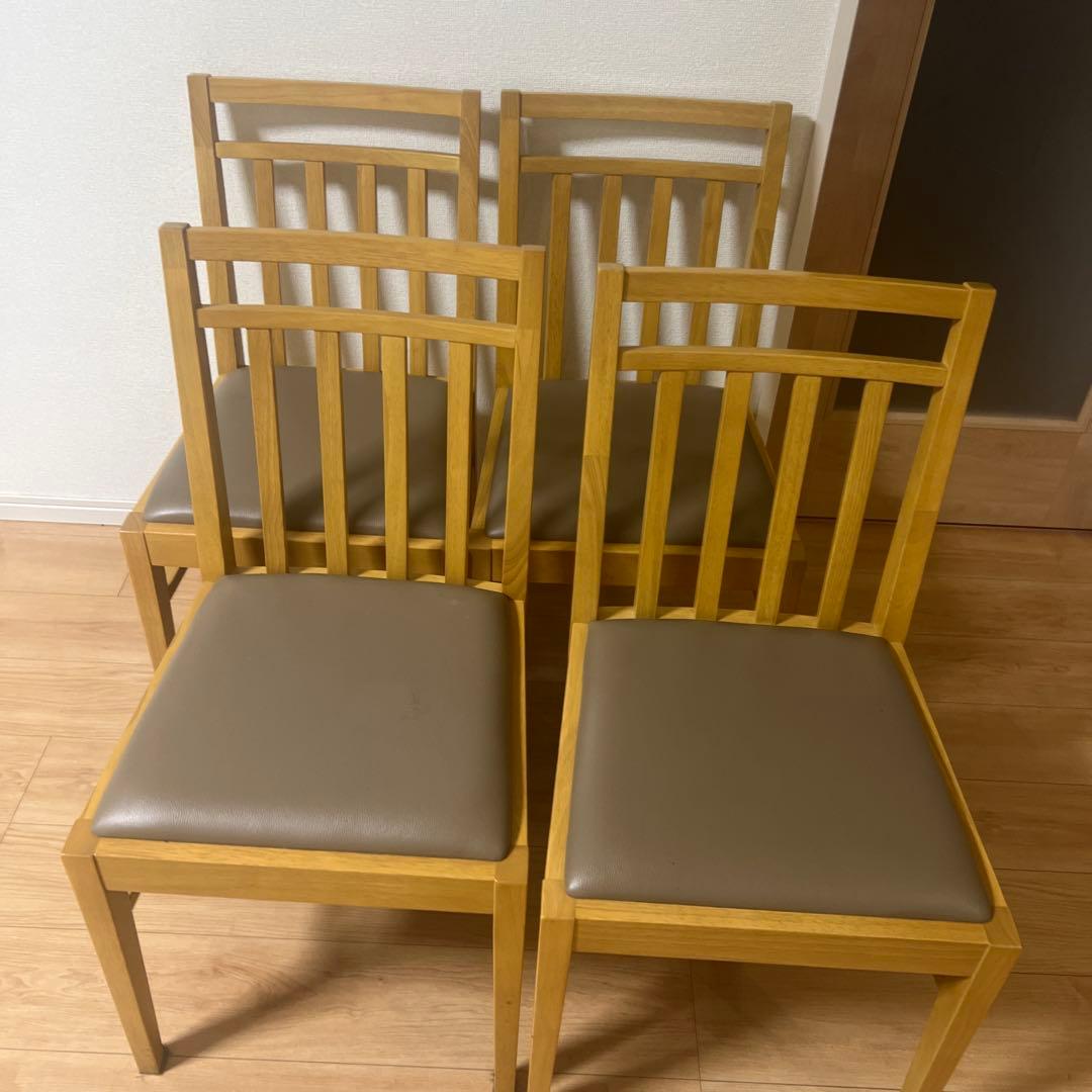 cherry ダイニングチェア 木製4脚　専用1