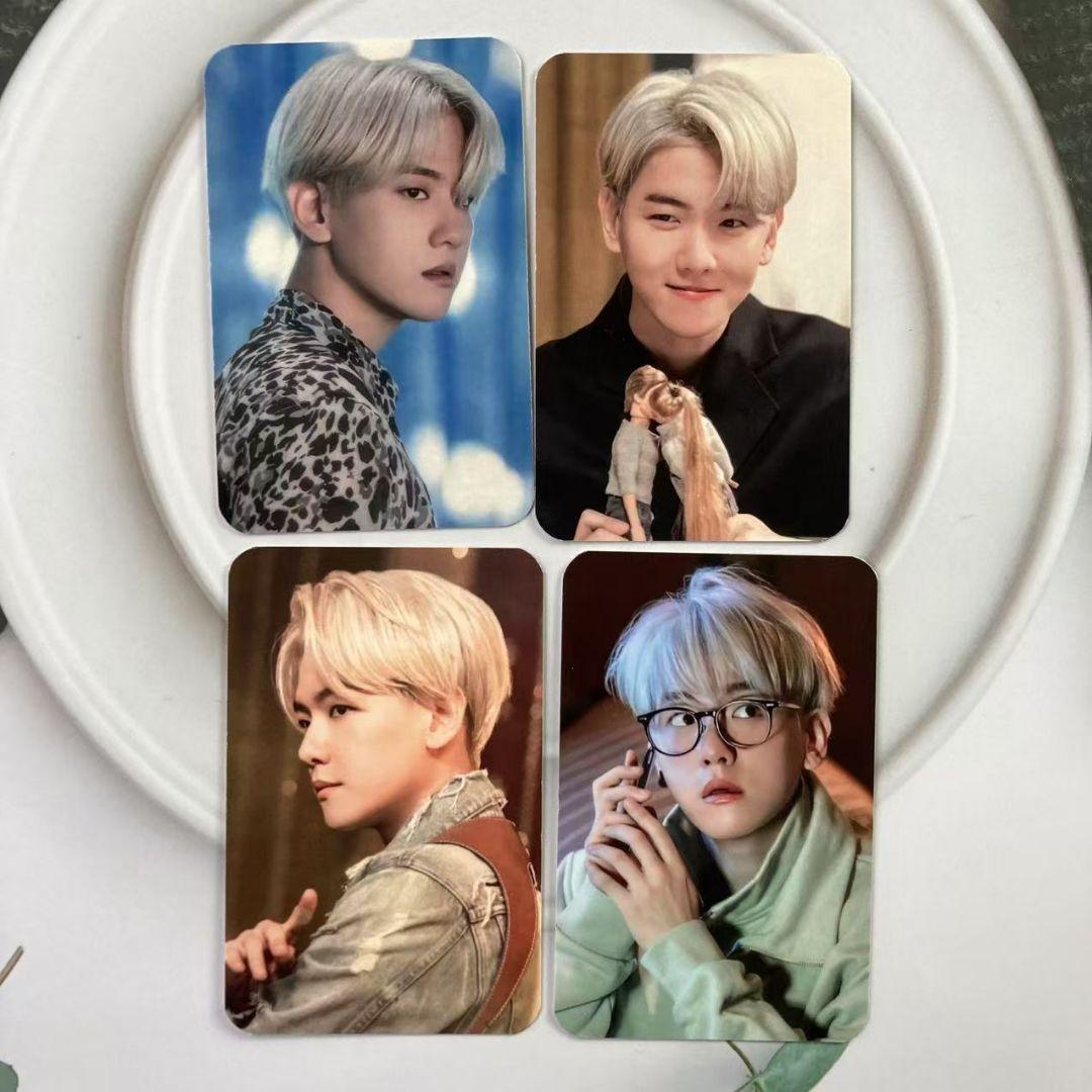 EXO シリアル BAEKHYUN ベッキョン 当選   トレカ 4枚