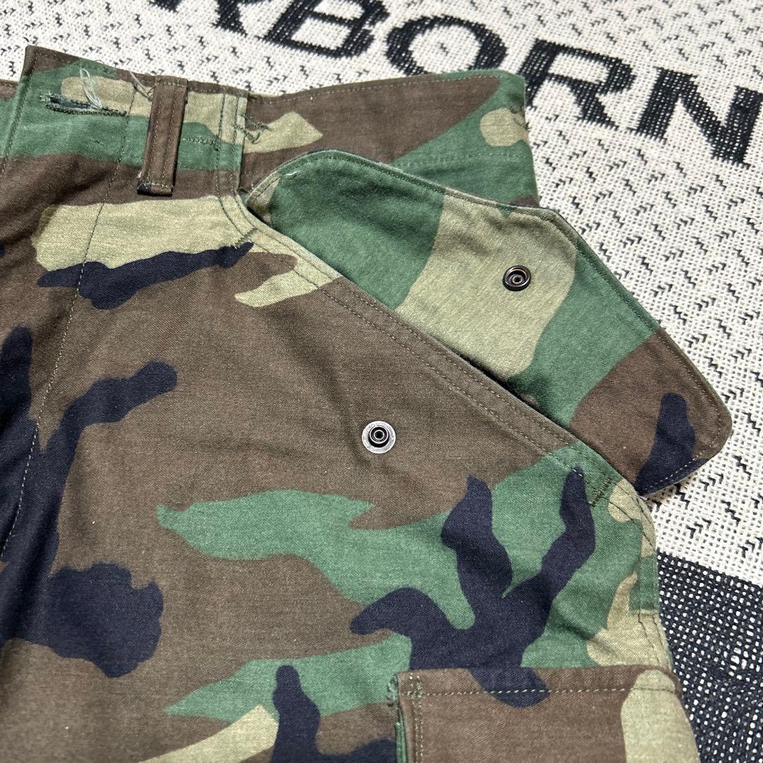 米軍実物 M65 カーゴパンツ ウッドランド カモ サイズ「SMALL-R」