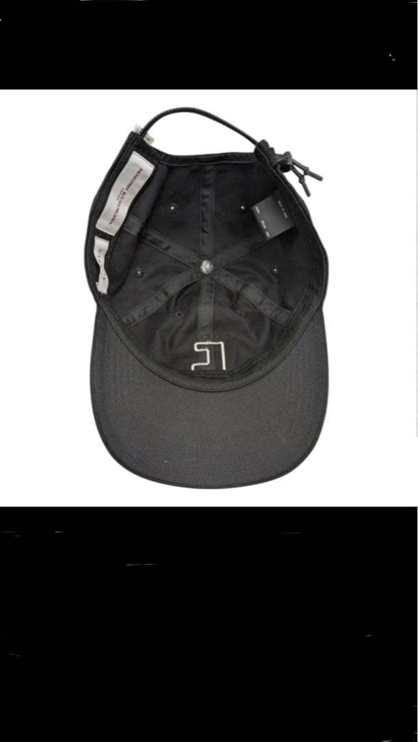 CLESTE 黒 キャップ ロゴ刺繍