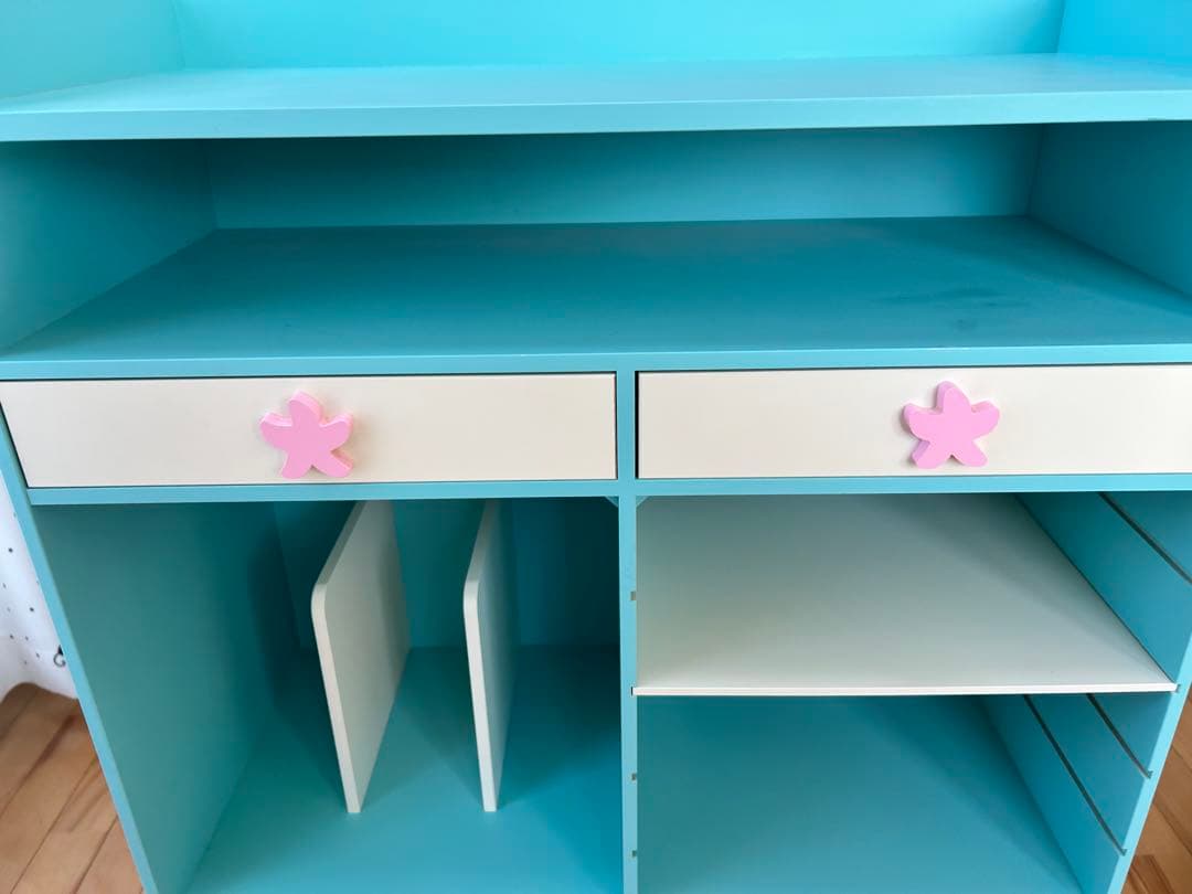 【※直接引渡し限定】【極美品】ランドセル収納本棚　ディズニー　アリエル