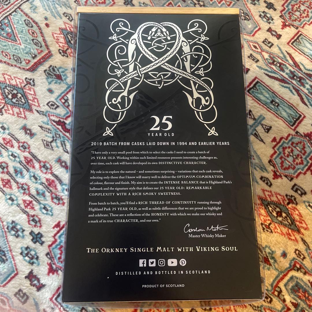 HIGHLAND PARK 25year old ハイランドパーク　25年