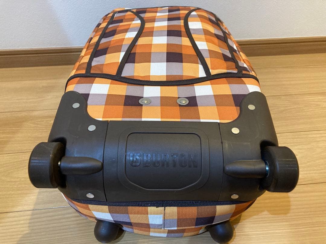 BURTON ローラーパックSS チェック柄 3wayキャリーバッグ　中古品