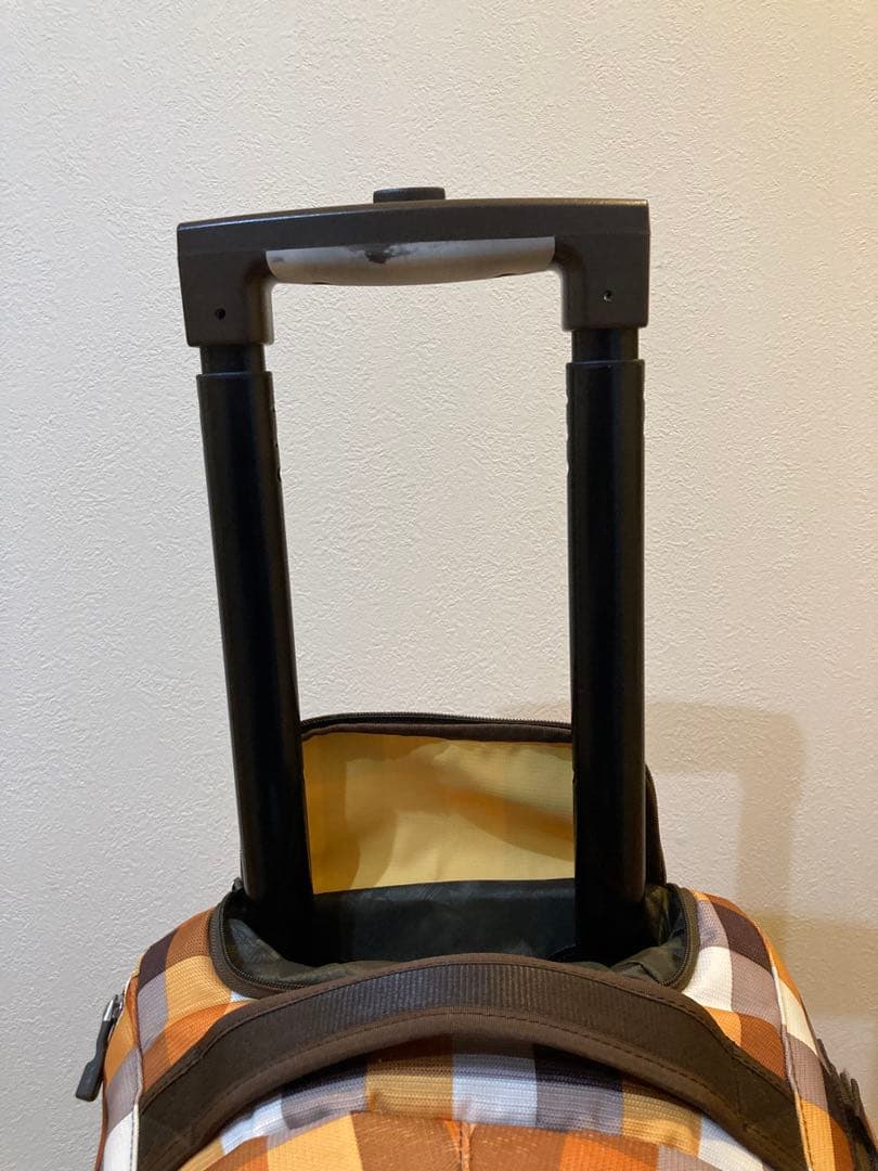 BURTON ローラーパックSS チェック柄 3wayキャリーバッグ　中古品