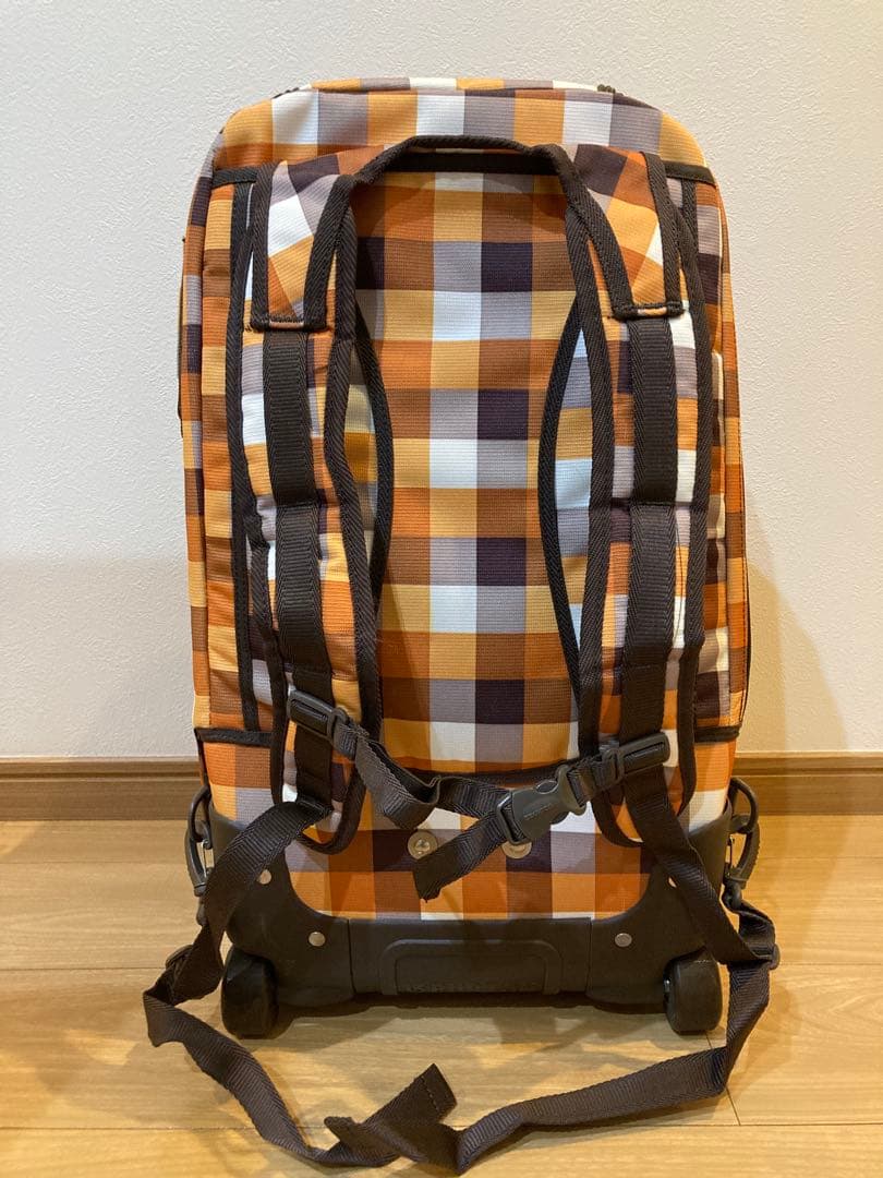 BURTON ローラーパックSS チェック柄 3wayキャリーバッグ　中古品