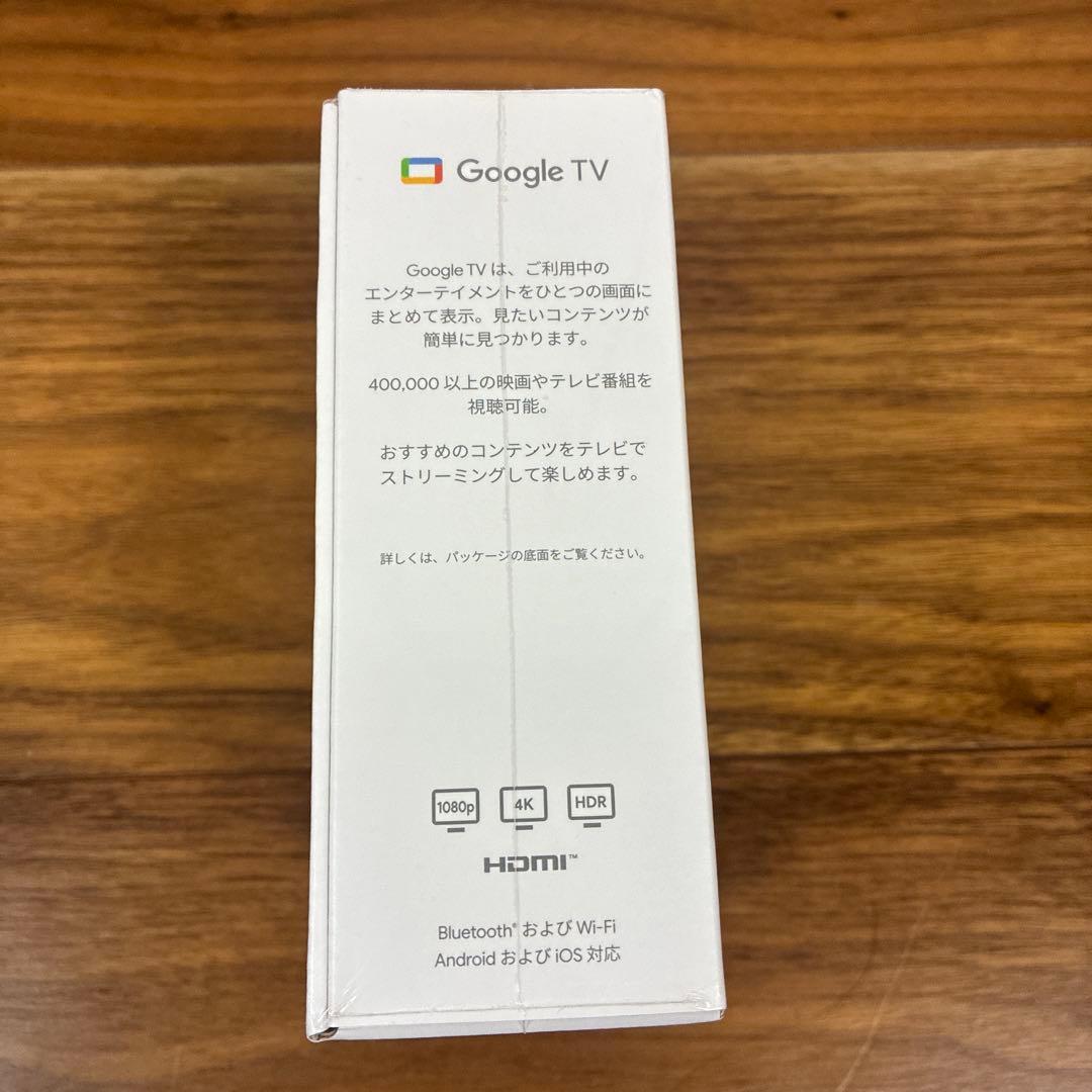 (未開封) Chromecast with Google TV 4K
