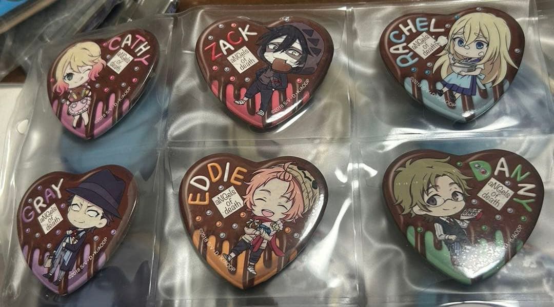 殺戮の天使キャラバッジコレクションミニキャラコンプリートセットバラ売り不可