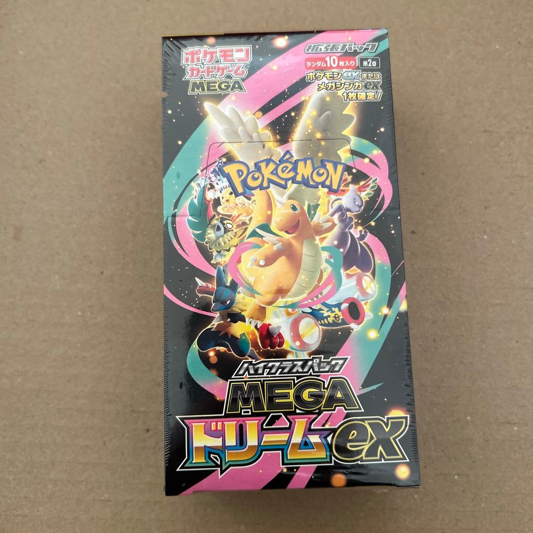 ポケモンカードゲーム MEGAドリームex 1box（完全未開封）シュリンク有り