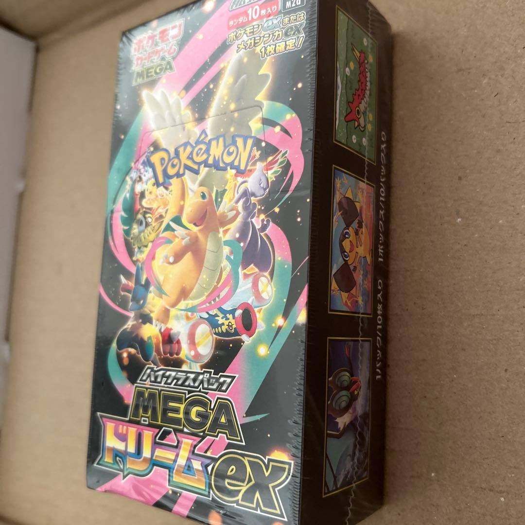 ポケモンカードゲーム MEGAドリームex 1box（完全未開封）シュリンク有り