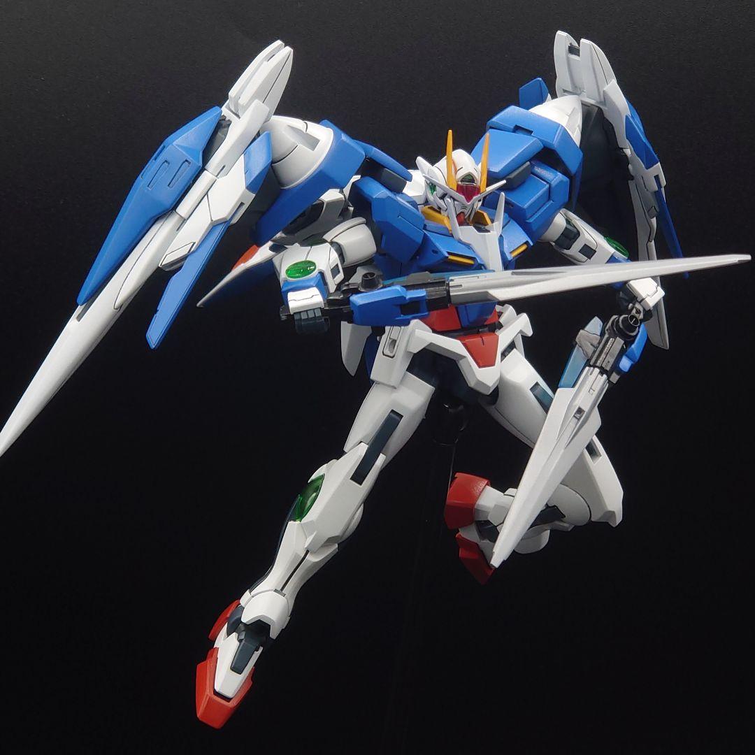 機動戦士ガンダム00　HG 1/144　ダブルオーライザー　ガンプラ全塗装完成品