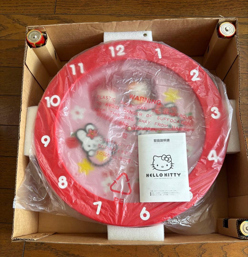 サンリオ ハローキティ ミミィ カラクリ時計 フリコ付　掛時計 レトロ