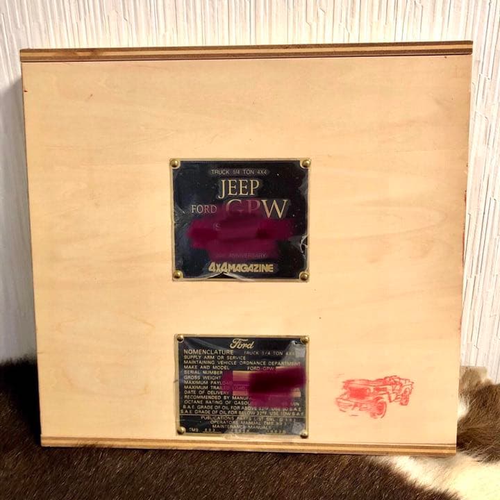 ⭐️超希少TAMIYA プラモデル　佐藤元信さんのサイン入り額縁と限定本　Jeep