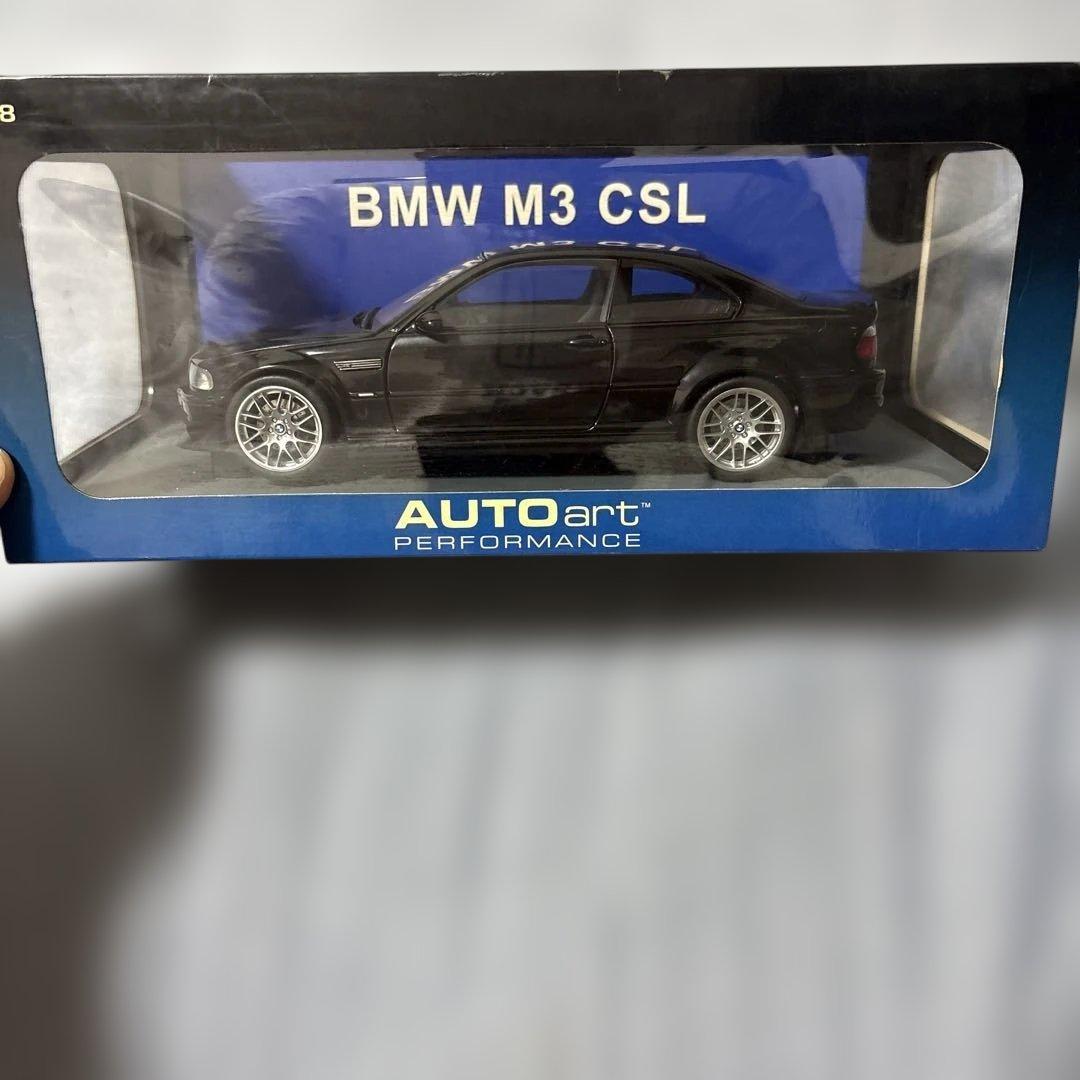 は*き様 オートアート BMW M3 CSL E46 1/18 ブラック