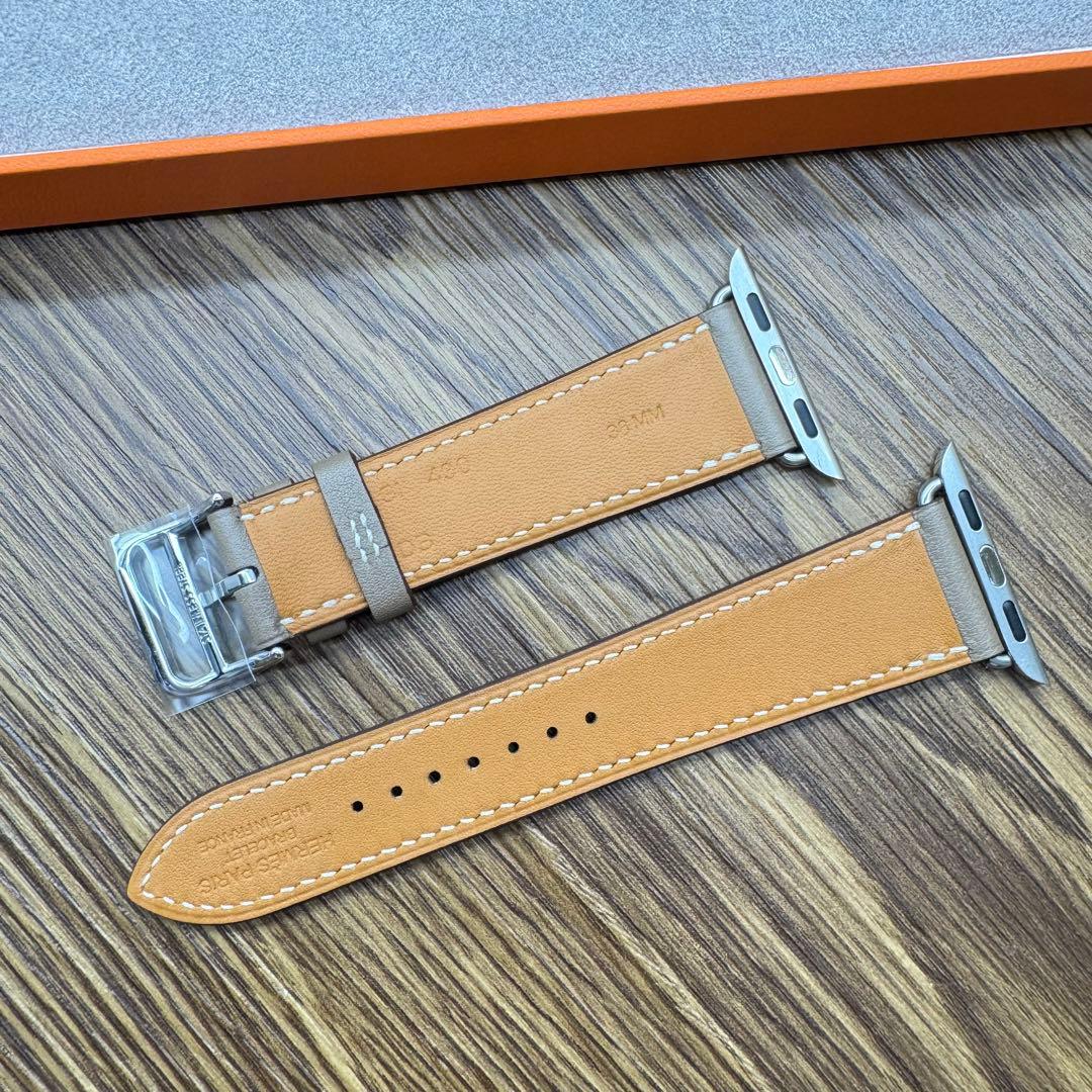 2228 Apple Watch エルメス　エトゥープ　HERMES レザー