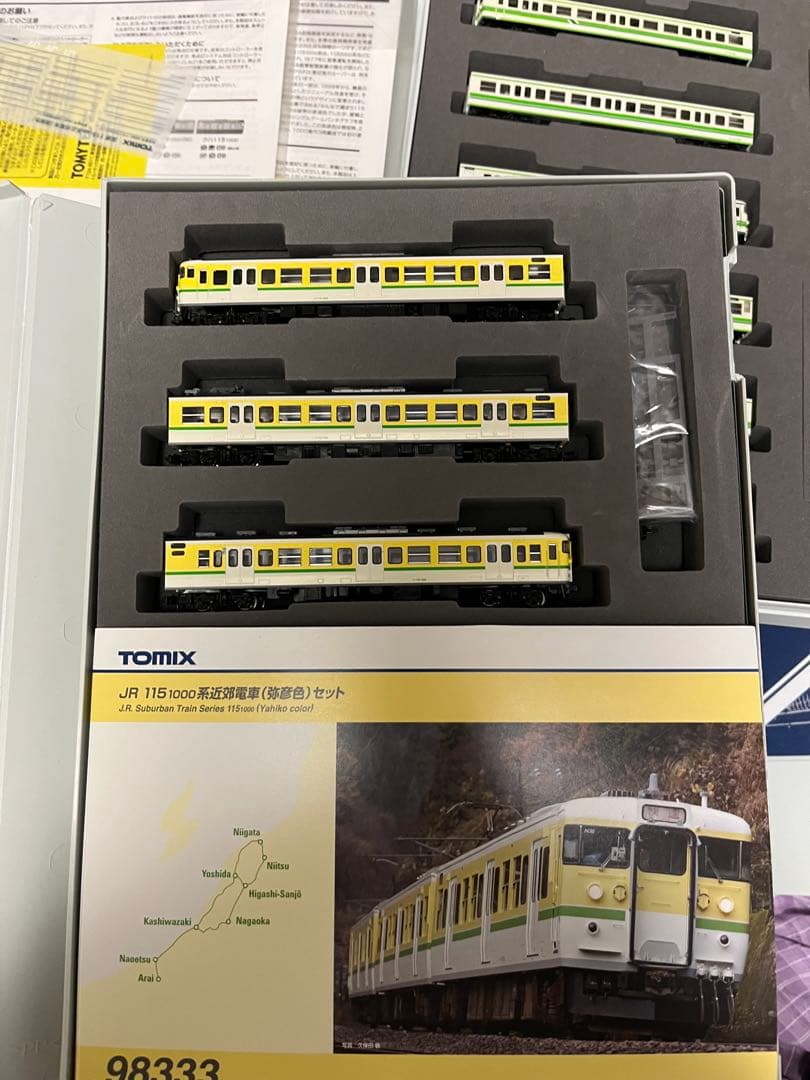 TOMIX JR 115 1000系電車 3両セット弥彦色
