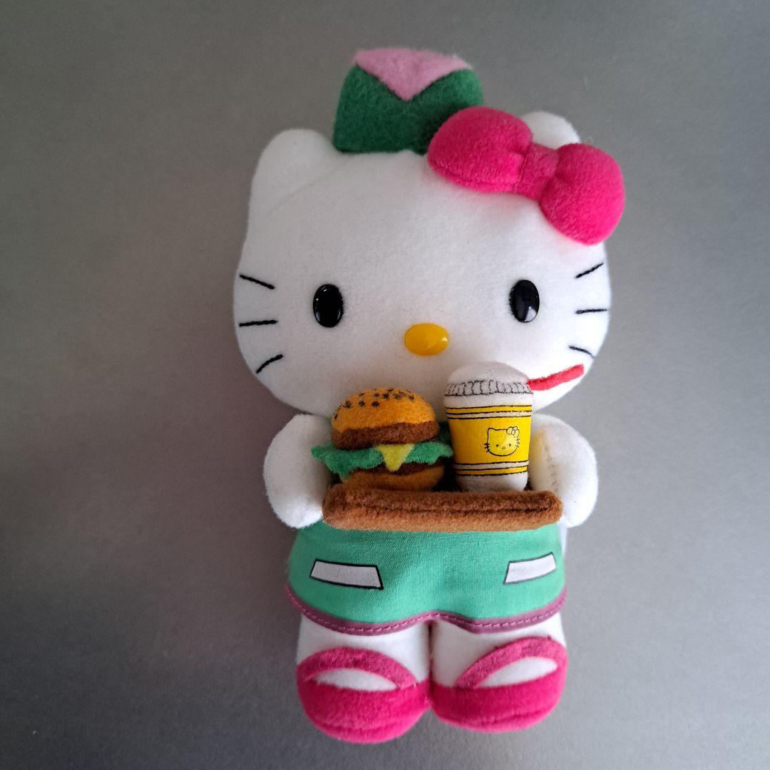 A*い様 激レア　ハローキティ　ハンバーガーショップ店員　ぬいぐるみ　非売品
