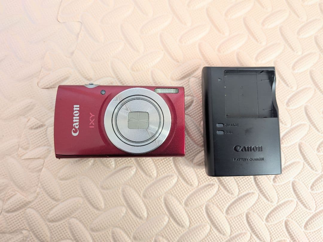 Canon キャノン IXY 200 コンパクトデジタルカメラレッド 充電器付き