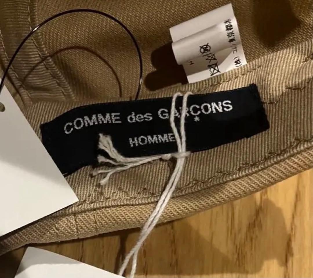 【COMME des GARCONS HOMME】ロゴキャップ　ベージュ