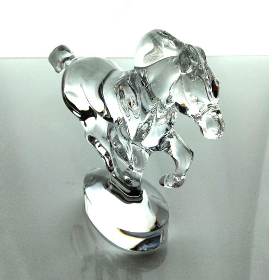 【新品】バカラ　馬　ウマ干支置物 　箱付き