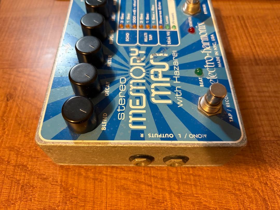 ギター EHX Stereo Memory Man with Hazarai