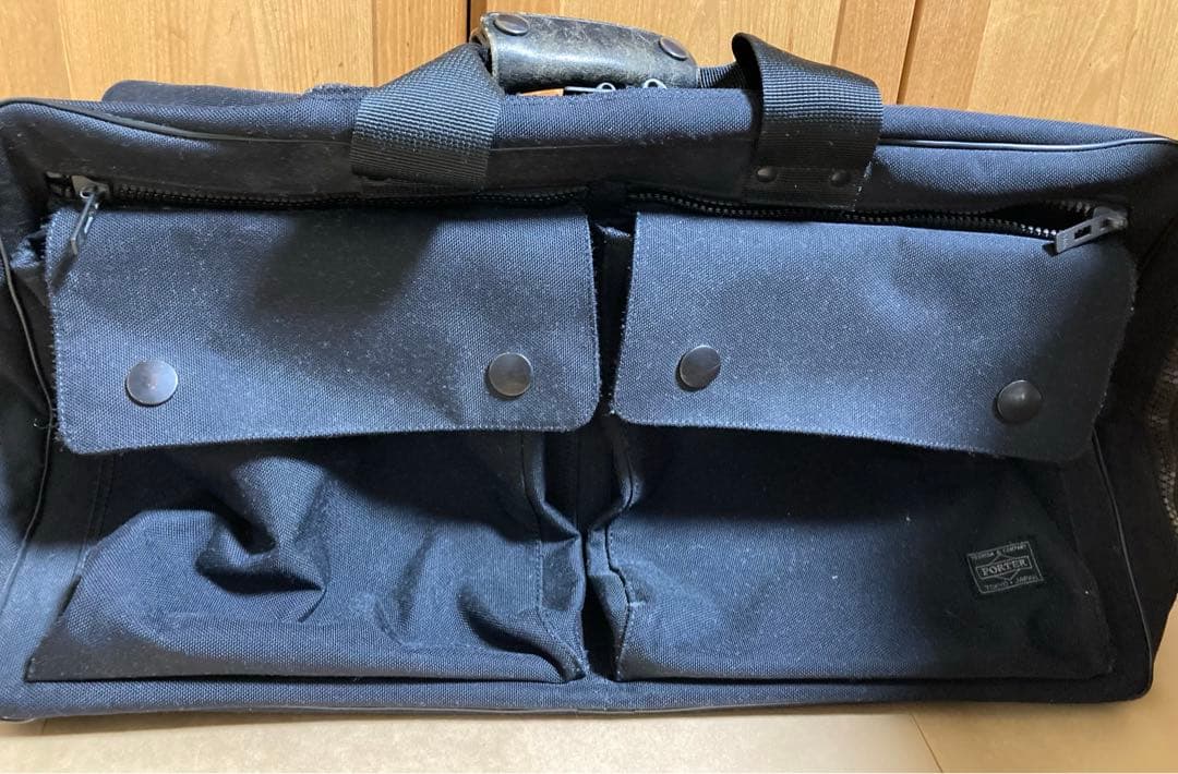 旅行用かばん　黒色　吉田カバン PORTER　YOSHIDA&COMPANY