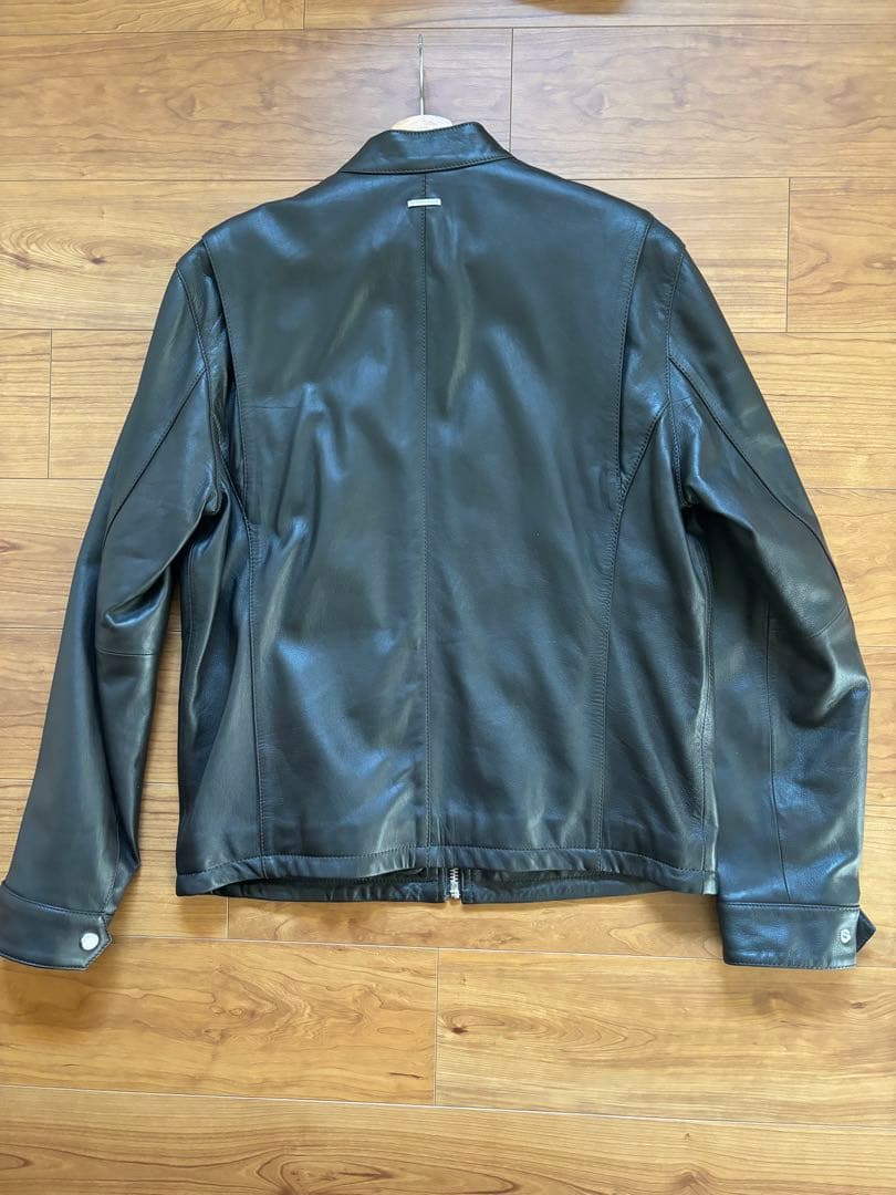 MICHAEL KORS レザージャケット　ダークブラウン