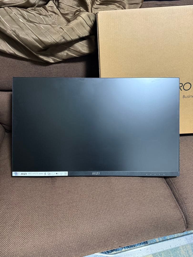 Kuuuuu美品　箱付き　MSI WQHD 27インチモニター