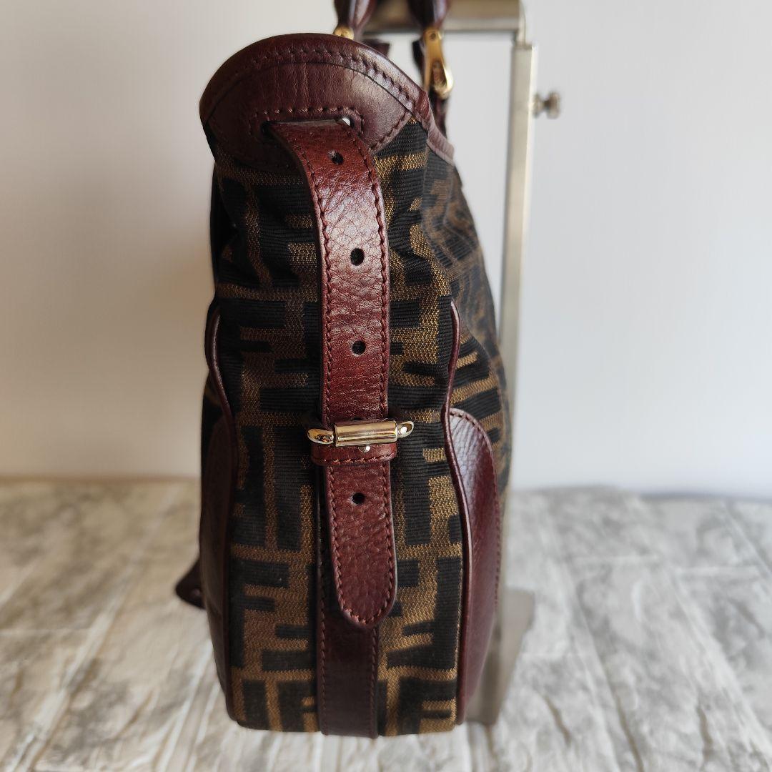 FENDI フェンディ ズッカ柄 2WAY バッグ シリアルカード付き 正規品