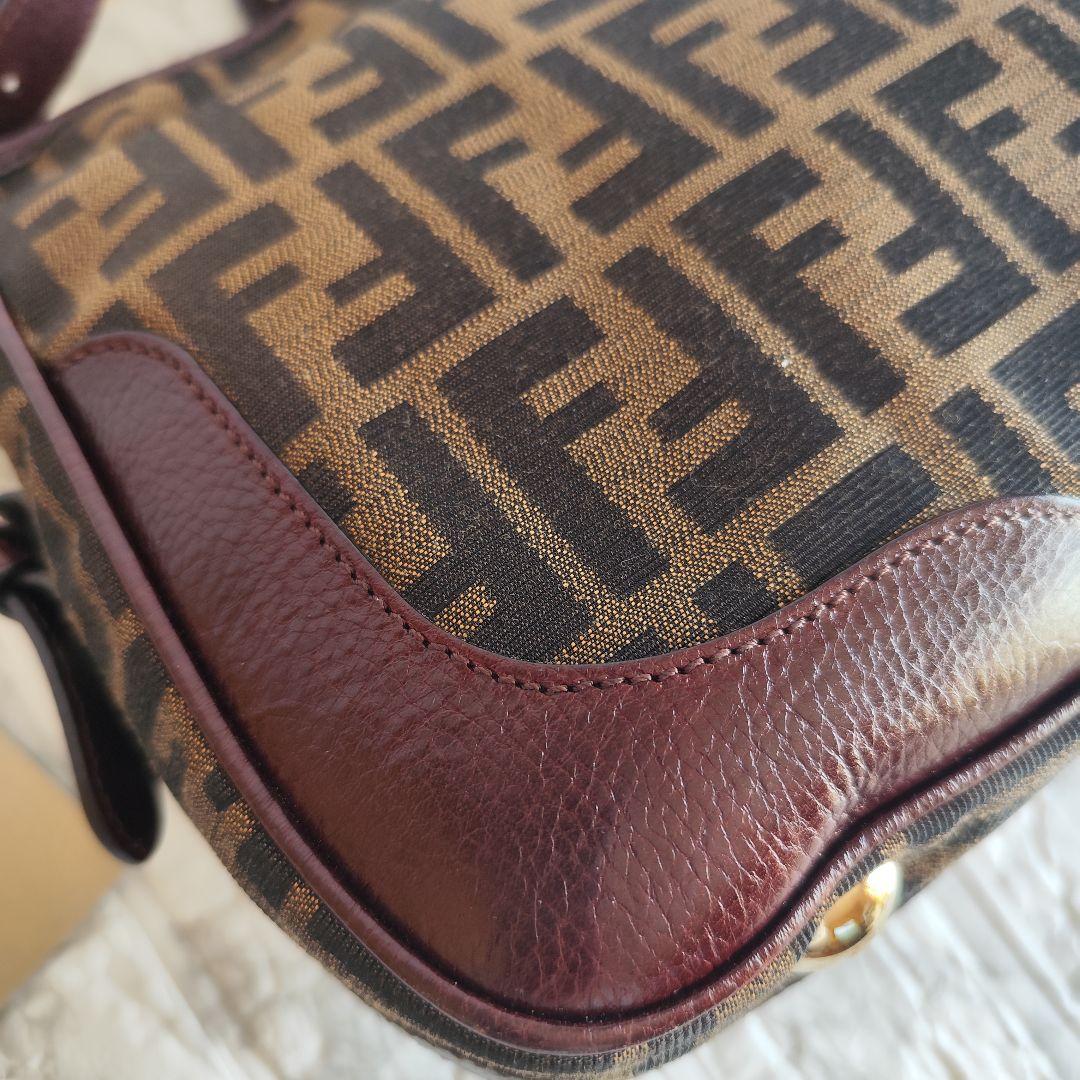 FENDI フェンディ ズッカ柄 2WAY バッグ シリアルカード付き 正規品