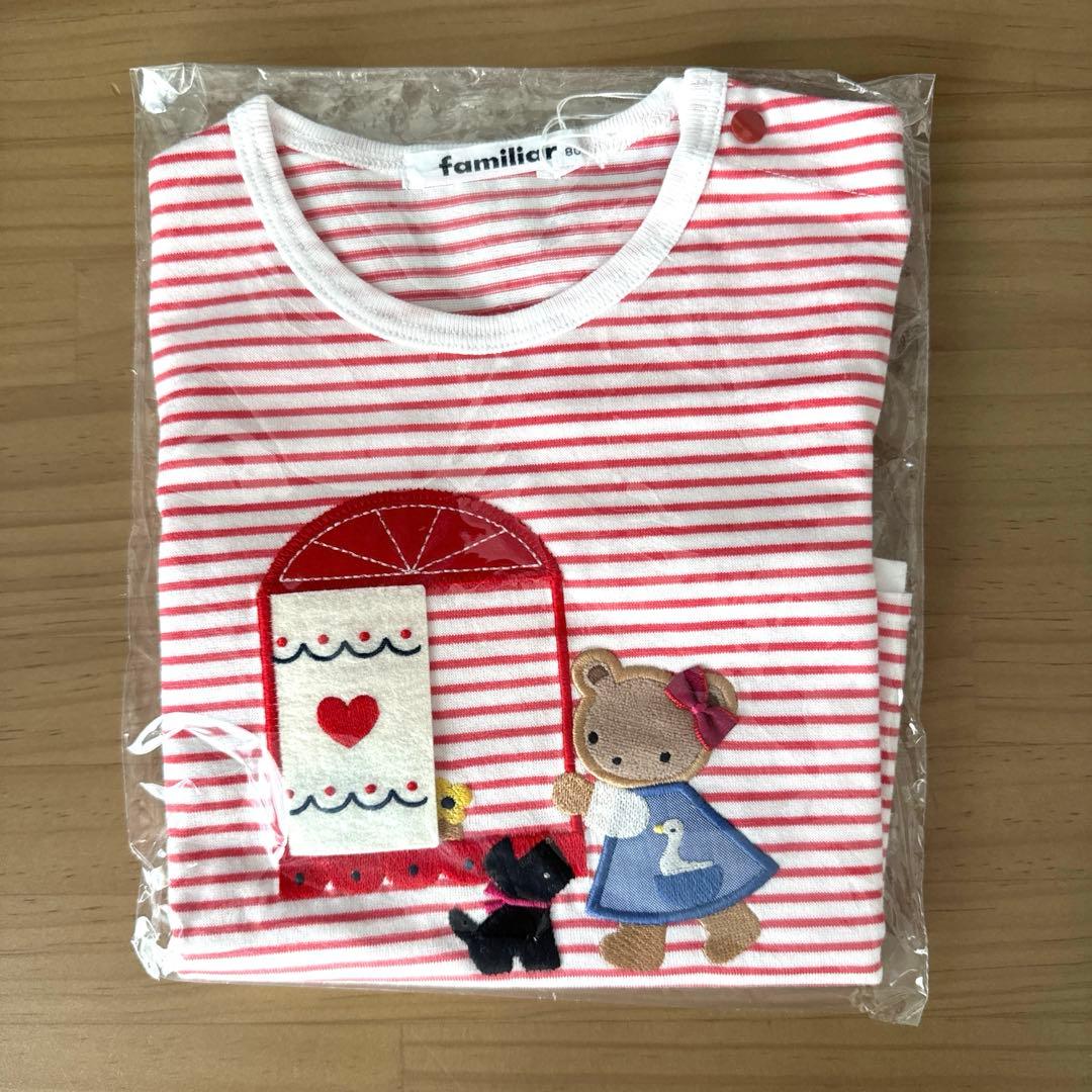 3/26再出品[新品・未使用]familiarTシャツ 80