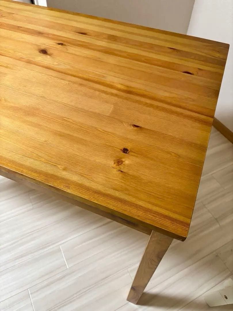 木製シンプルテーブル（ナチュラルウッド） ナフコ