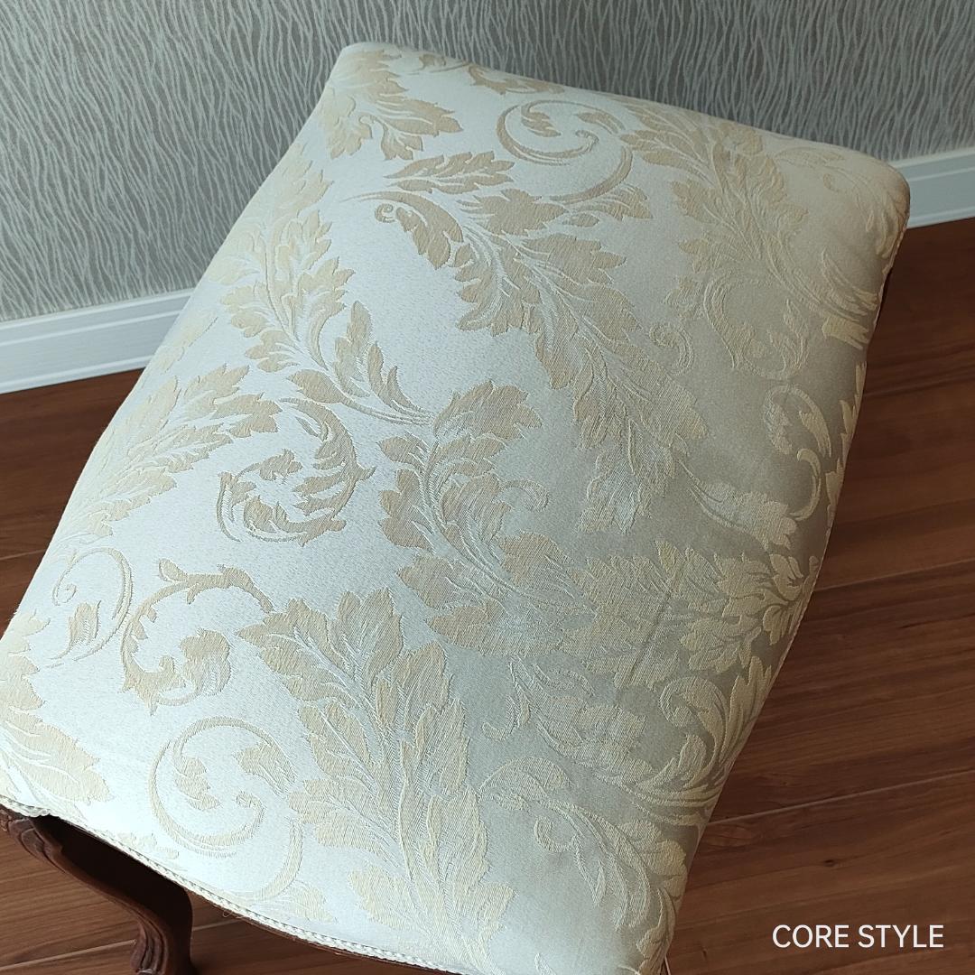 アンティーク スツール オットマン　イタリア 猫脚 　S2