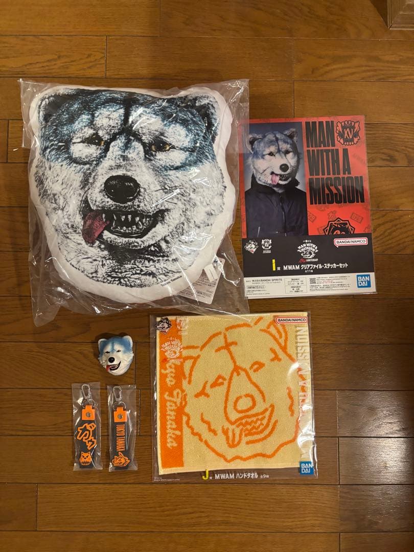 MAN WITH A MISSION 1番くじ トーキョータナカ 6点セット